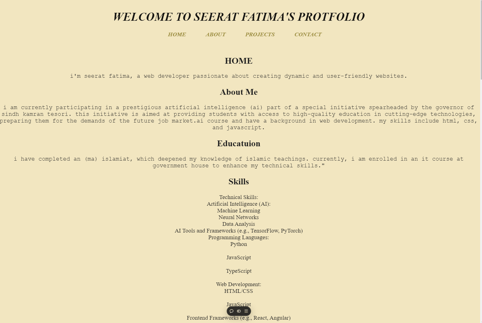 Personal Portfolio
